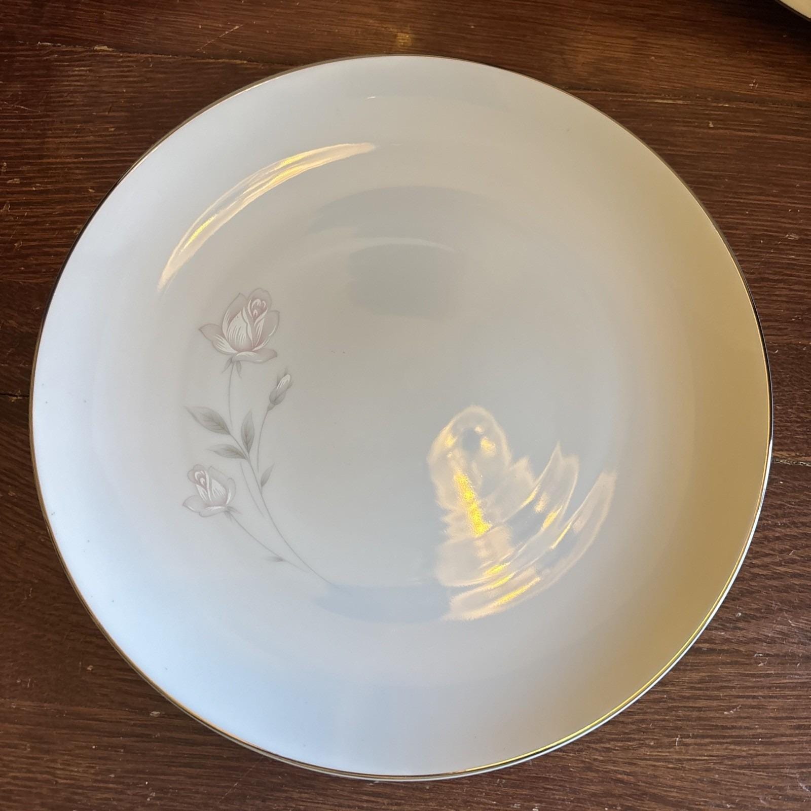 Set of 4 Dinner Plates Diamond Craft Fine China Japan Monique 609