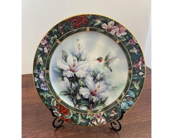 1992 "The Ruby-throated Hummingbird"Plate 1st Issue Lena Liu's Treasury