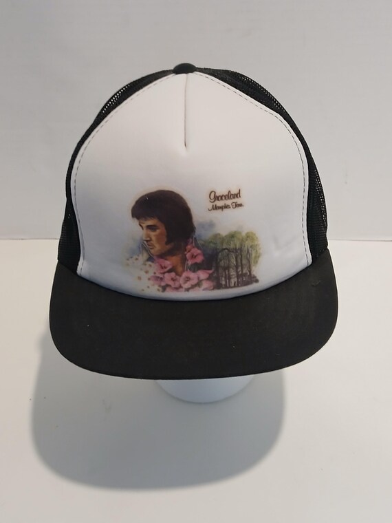 Elvis Presley Vintage Graceland Hat - Memphis Tennessee Retro Trucker Hat