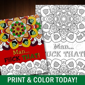 Mandala para colorear para adultos para aliviar el estrés (PDF)