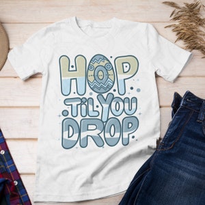 Hop Til You Drop påskdesign: PNG SVG-filer (digital nedladdning)
