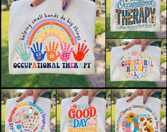 Ergotherapie PNG und SVG Bundle | OT Team T-Shirts Motiv | Cota Geschenk | Digitaler Download