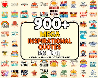 Pack d'images PNG de citations inspirantes | Designs pour femmes entrepreneures | Typographie familiale | Clipart créatif | Téléchargement numérique instantané