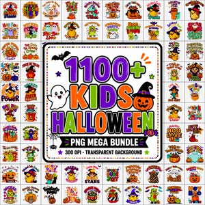 Kids Halloween PNG Bundle | Spooky Dude Goose | Little Miss Bootiful | Ghost Pumpkin Skeleton