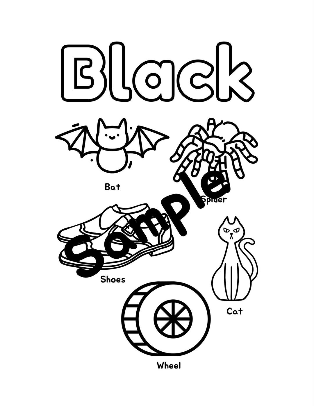 Toddler Coloring Book | Learn Colors Preschool Activity (PDF Download ...