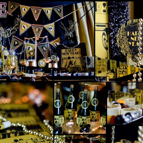 Gatsby Photo Booth Props PRINTABLE PDF. Great Gatsby Party | Etsy Hong Kong