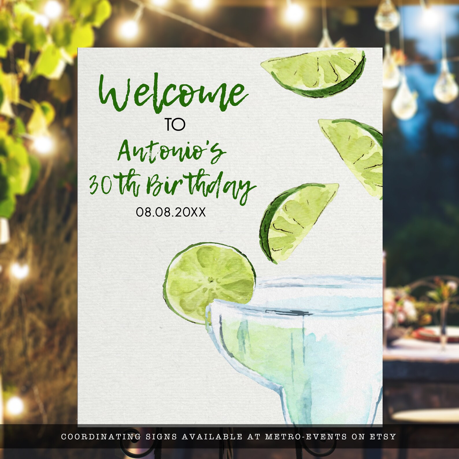 Margarita Party Margarita Sign Instant Download Fiesta | Etsy