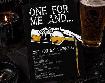 「Death To My 20s」招待状テンプレート、編集可能な30歳の誕生日招待状、RIP Twentiesパーティー招待状、ゴス誕生日招待状、即時ダウンロード