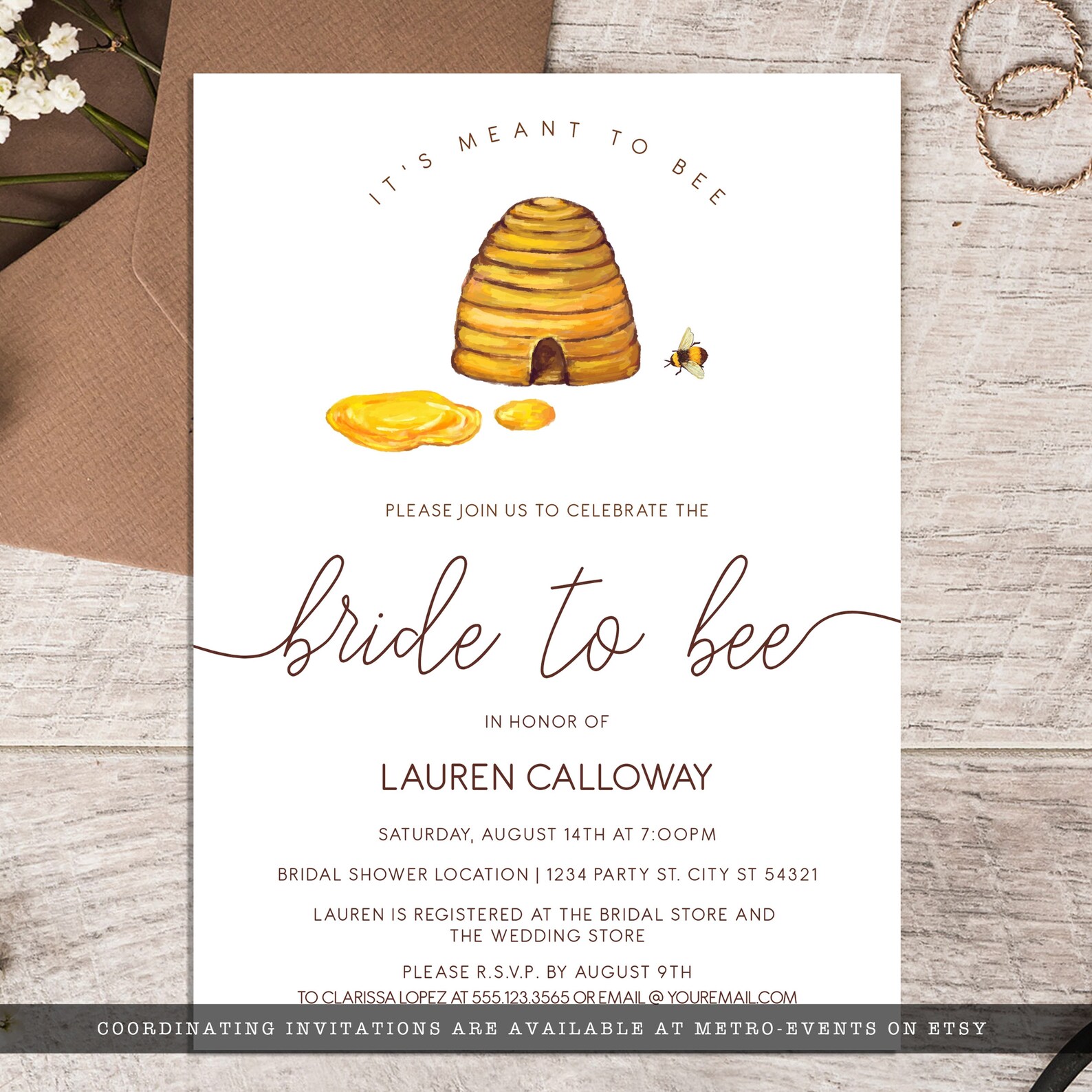 Bride to Bee Bridal Shower Game, How Well Do You Know the Bride, Themed ...