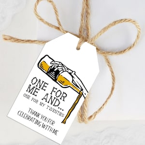 Printable Geschenkanhänger Death to My 20s Geschenkanhänger DIY One for me One for my Twenties Sofort Download Corjl Template Death to my Jugend Thank You