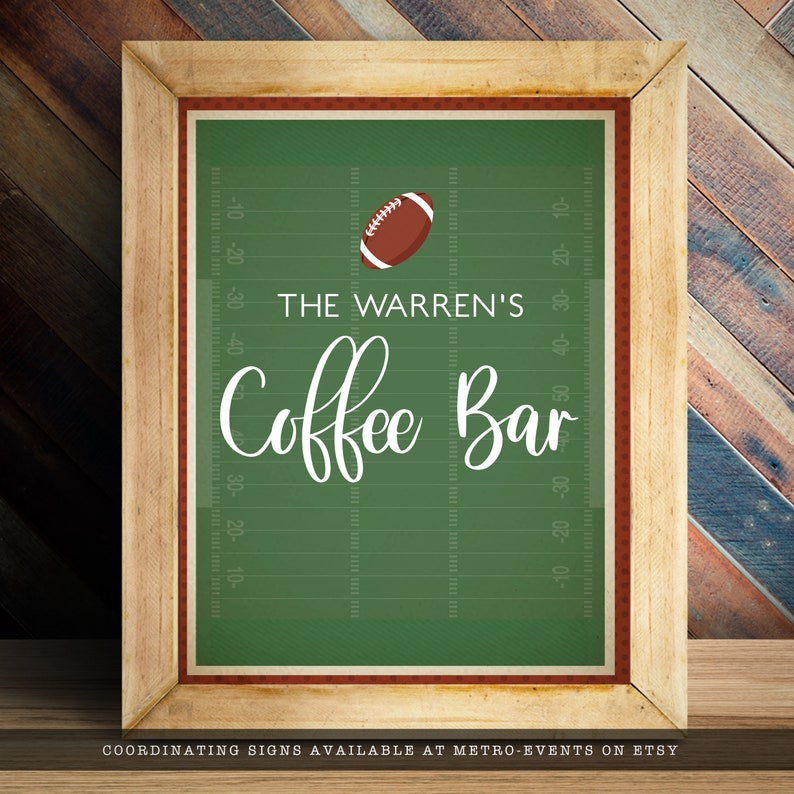 Football Baby Shower Game Sports Themed Baby Name Race Etsy