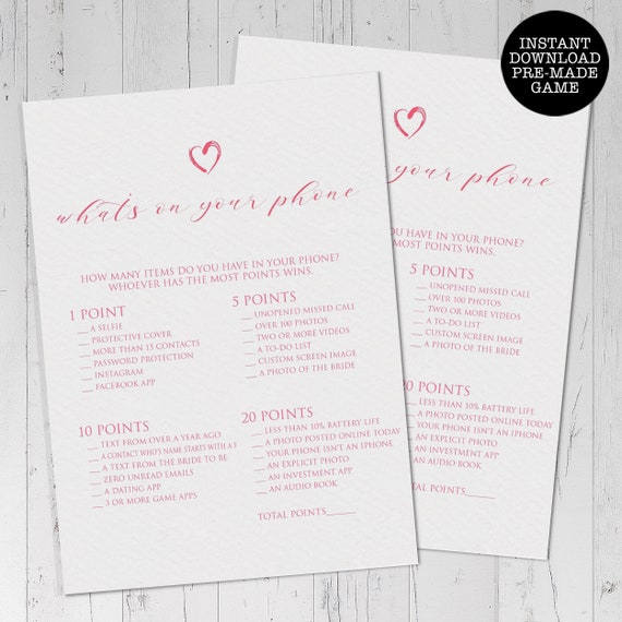 what-s-on-your-phone-game-instant-download-printable-game-premade