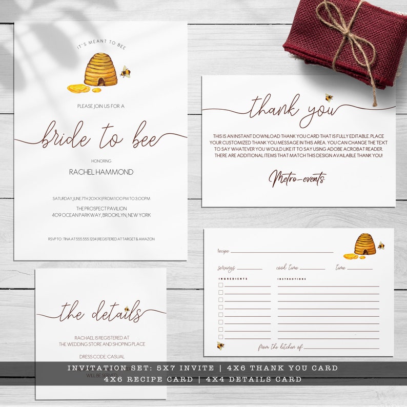 Bride to Bee Bridal Shower Game, How Well Do You Know The Bride, Bee Themed Games, Instant Download, Shower Game, Printable Game, Download image 6