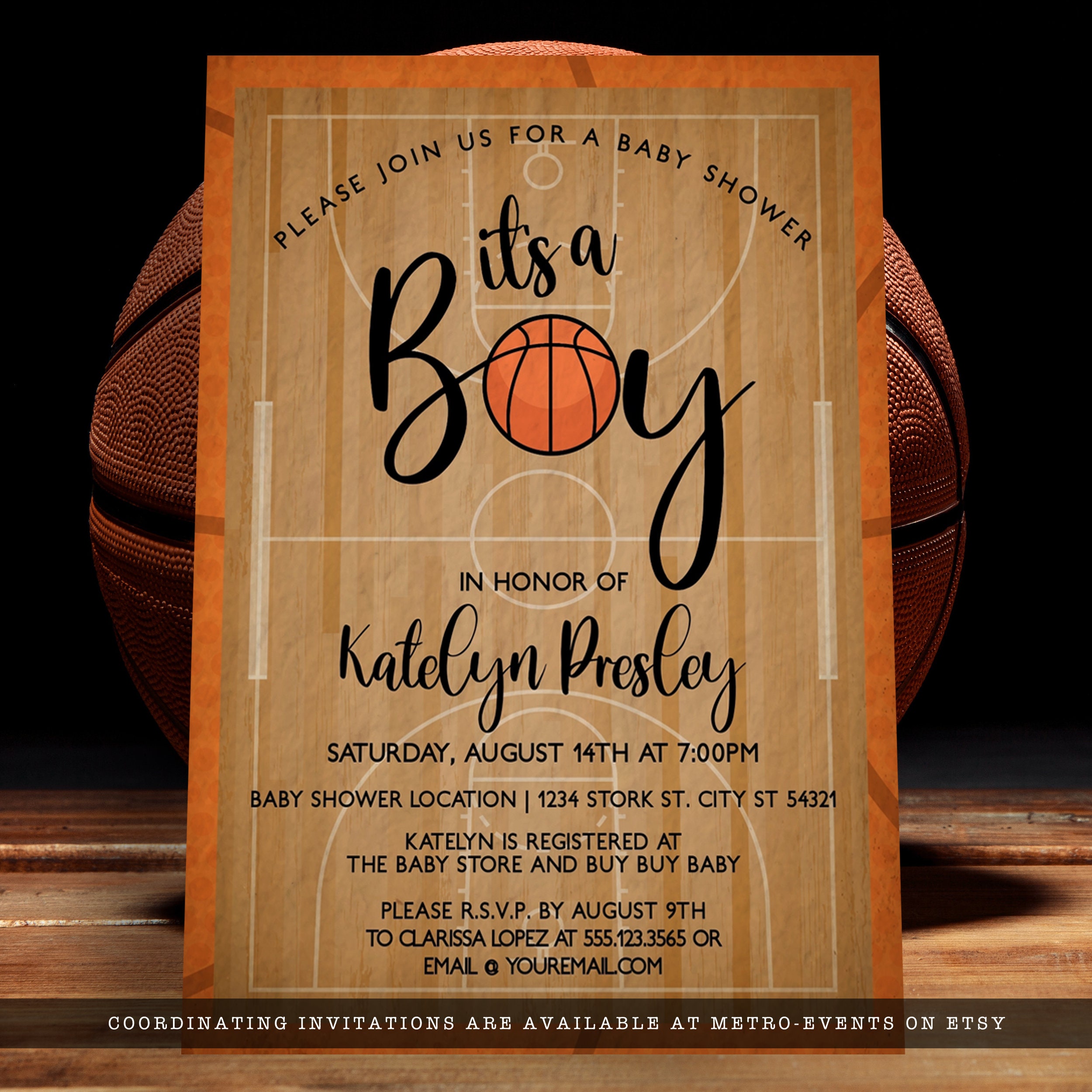 Basketball Baby Shower Game Name That Baby Food Instant Etsy