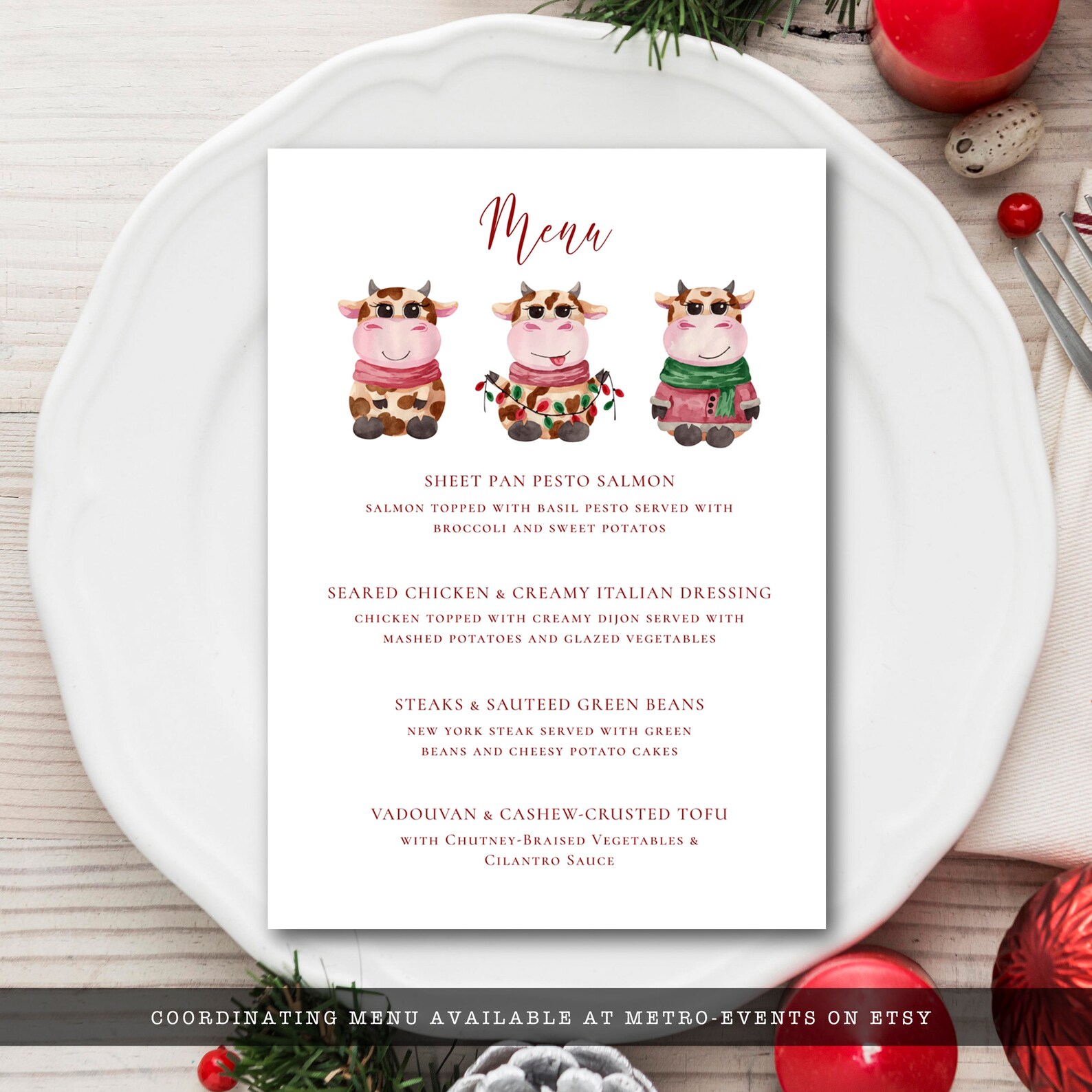 Printable Water Bottle Label Holiday Label Printable Country - Etsy