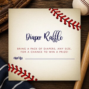 Vintage Baseball Baby Shower Invitation Bundle, Baseball Baby Shower Games, Editable Boy Baby Shower Invite Kit, Sports Baby Shower Decor image 13