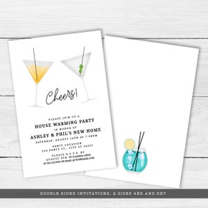 Cocktail Party Invitations, Housewarming Party Invitations, Engagement ...