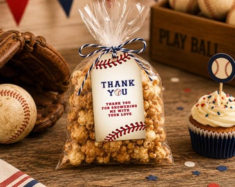 Modèle d'étiquette de faveur de baseball vintage, étiquette de faveur d'anniversaire de baseball modifiable, étiquette cadeau sport fête, anniversaire de baseball imprimable
