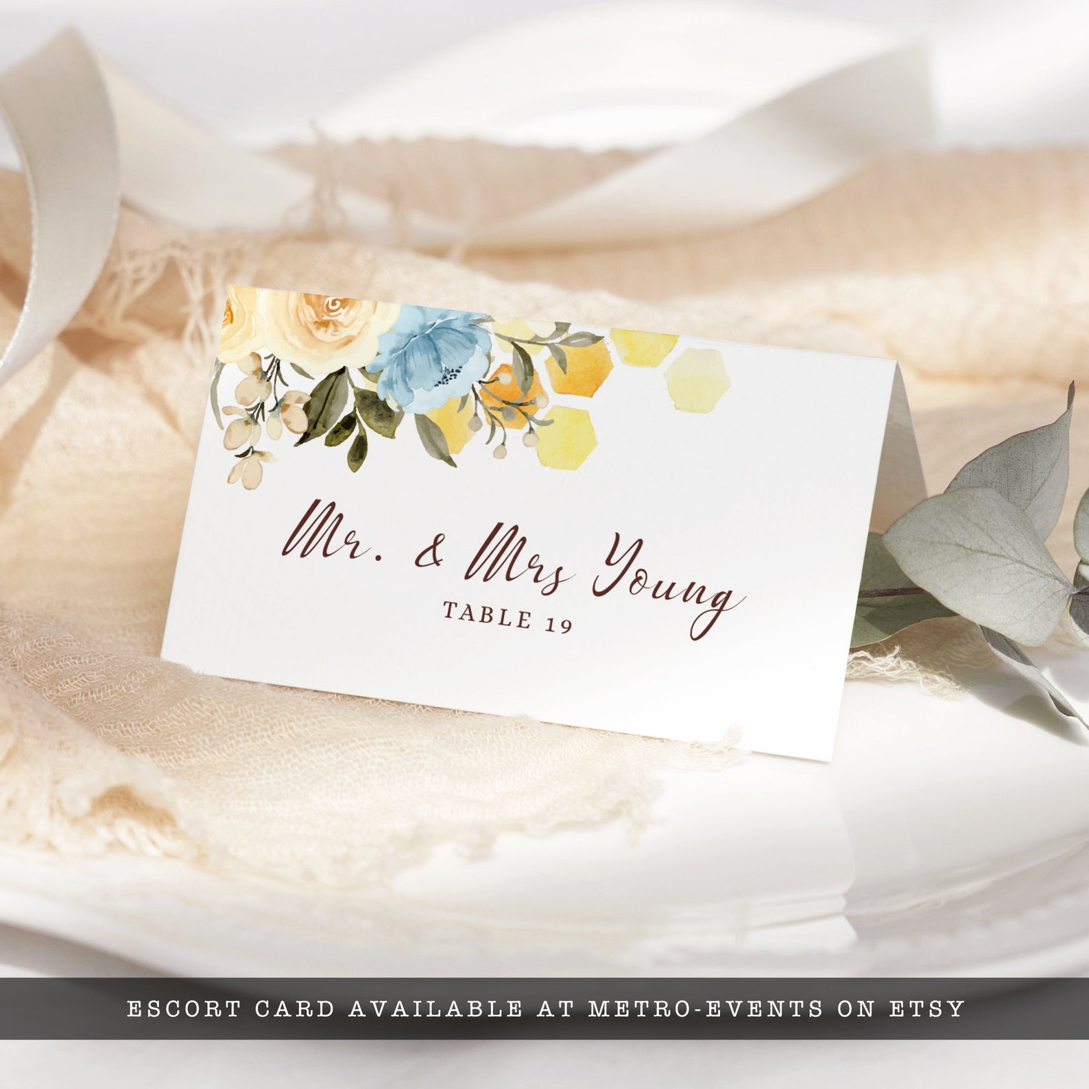 Printable Honeycomb Bee Themed Gift Tags Customizable Editable - Etsy