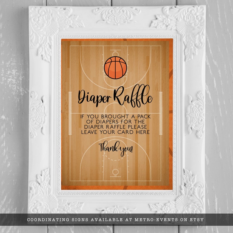 Basketball Baby Shower Game Sports Themed Baby Name Race Etsy