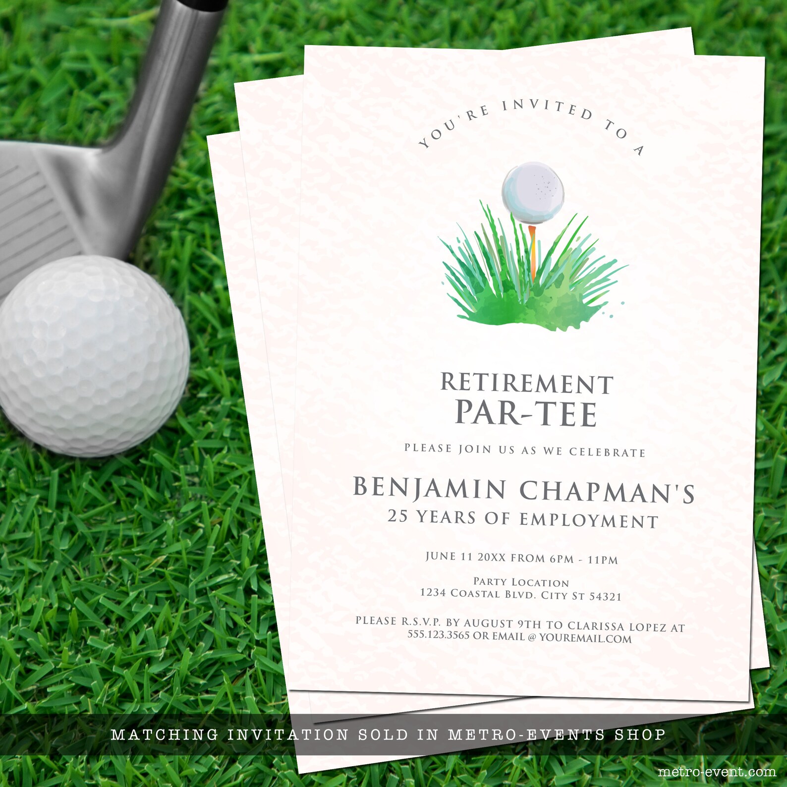 Golf Themed Food Menu Dinner Party Menu Golfing Menu Dinner Etsy.de