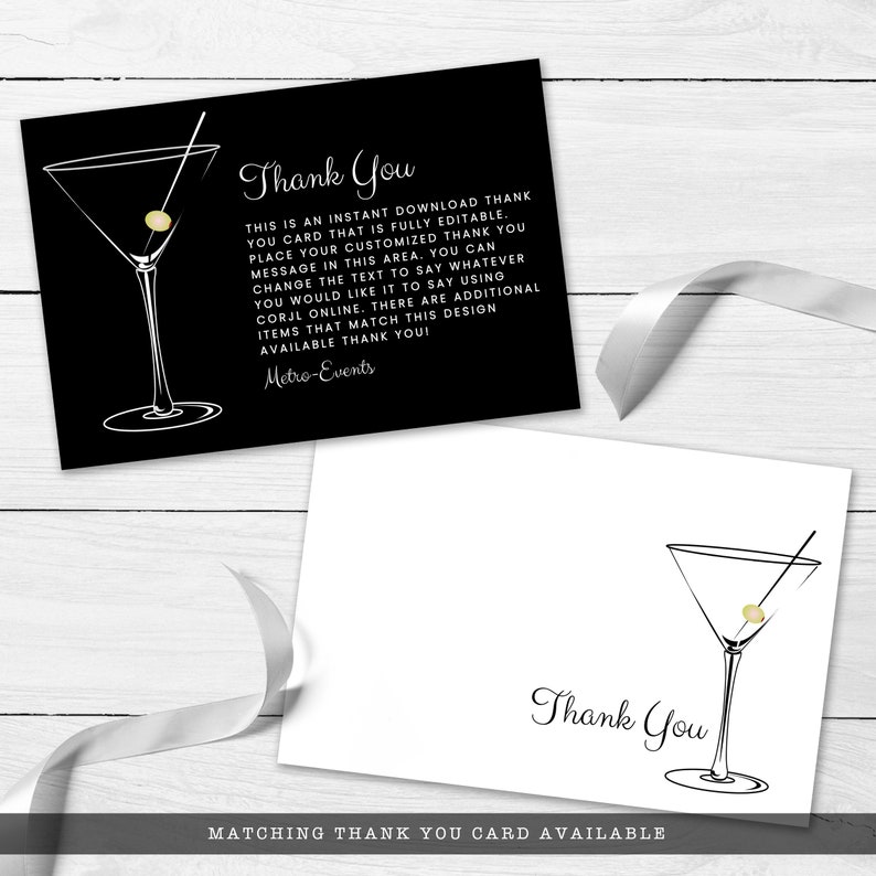 Modern Martini Bachelorette Party Sign Black and White Sign Printable ...
