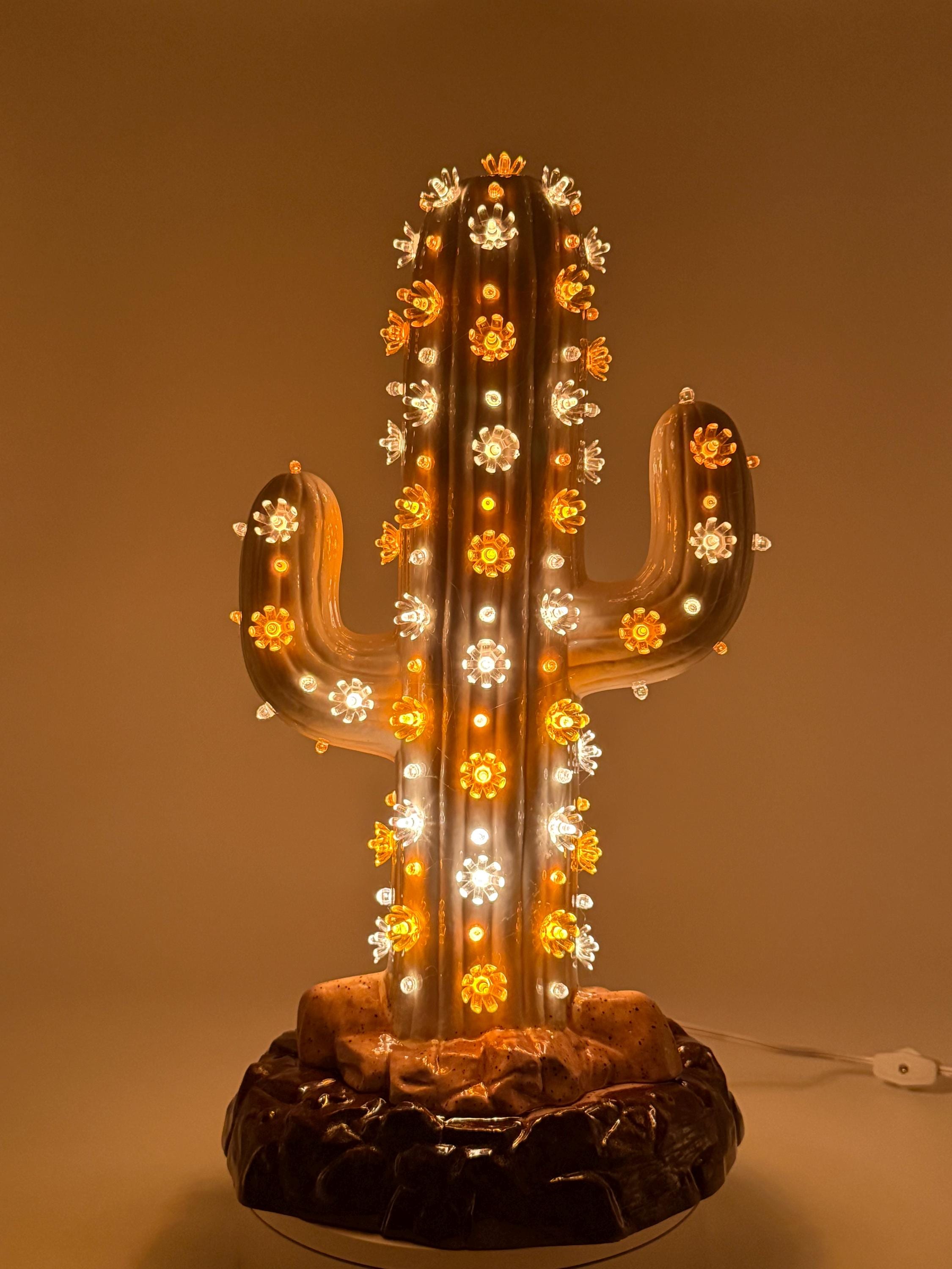 Vintage Cactus Lamps - Etsy
