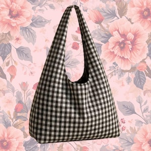 Slouchy Hobo Bag Sewing Pattern PDF – Reversible Shoulder Bag | Beginner Friendly | Instant Download