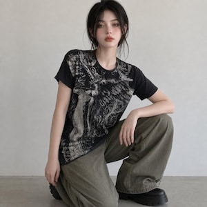 Y2k Long Sleeve Tops - Etsy
