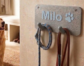 Gepersonaliseerde hondengarderobe met je eigen naam, 3D-geprint