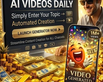 N8N Automation Bundle | AI Video Creation Workflow + Social Media Auto Posting System | Faceless AI Content Generator | Viral Video Automat.