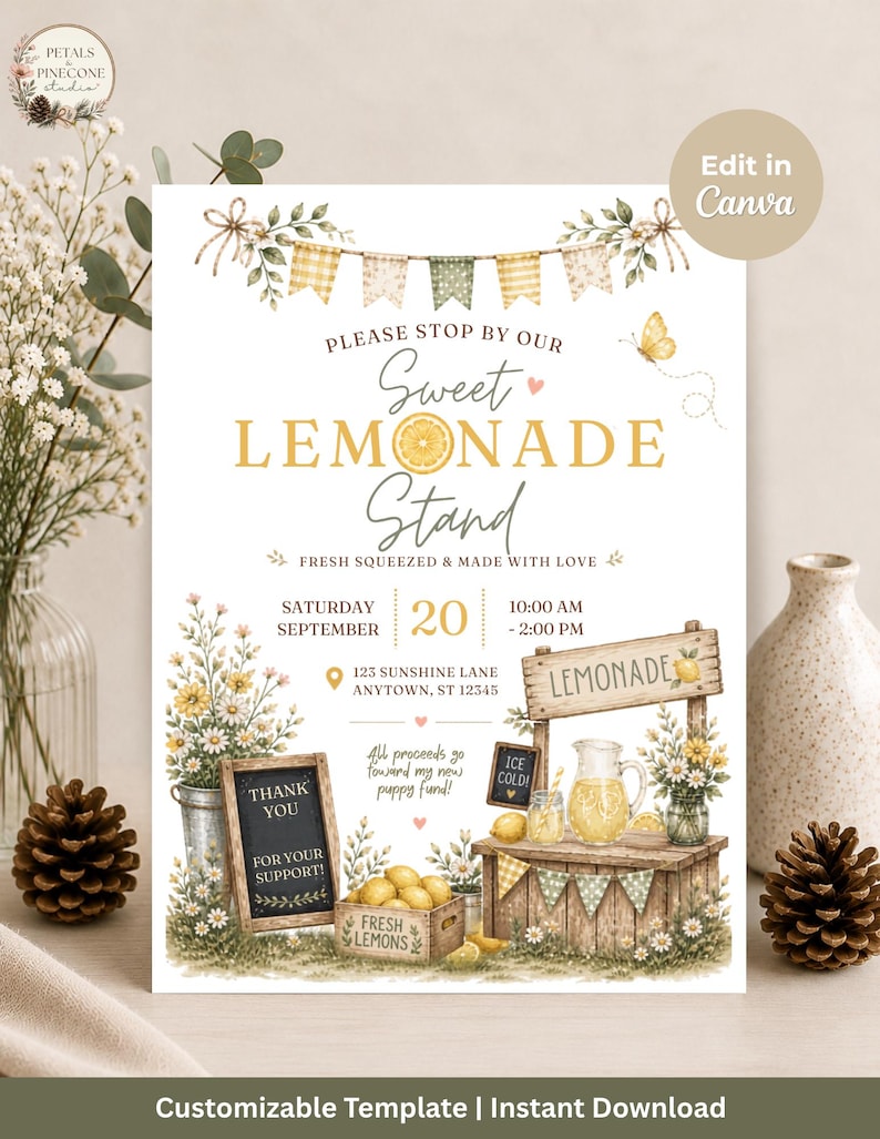 Editable party templates