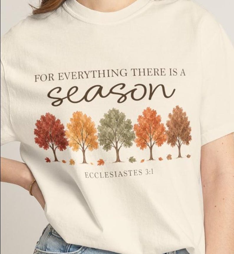 Autumn watercolor faith t-shirts
