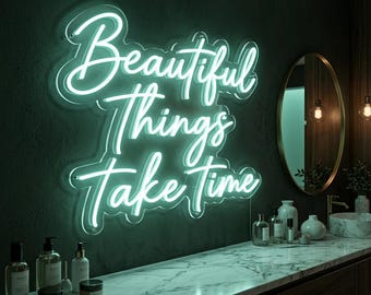 Custom LED Neon Sign, Wall-Mounted Light-Up Quotes for Photo Booth, Selfie Wall, Room Decor, Salon or Studio Backdrop, Custom Neon Sign