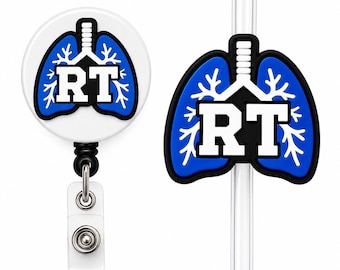 RT Lungs sugrörstoppare | 3D-tryckt berlock för andningsterapeut