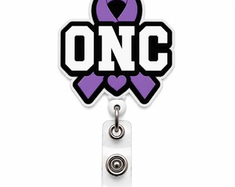 ONC-märkesrulle | Cancermedvetenhetsband ID-hållare | Onkologisjuksköterska gåva