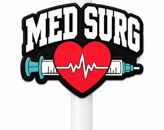 3D-utskriven sugrörstoppare för medicinsk kirurgisk sjuksköterska | Hjärtformad EKG-spruta med tillbehör