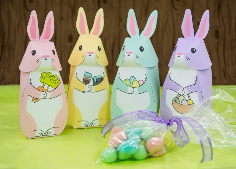 DIY Printable Easter Bunny Gift Boxes Easter Party Favor | Etsy DIY Printable Easter Bunny Gift Boxes Easter Party Favor | Etsy