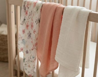 Muslin Swaddle Set | 100% Cotton Baby Blankets, Soft Breathable OEKO-TEX® Swaddles