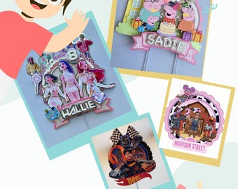 Adorno personalizado para tartas
