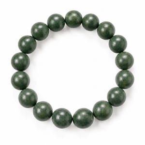 Green Sandalwood Bracelet, Aromatherapy Wooden Bead Bracelet, Handmade Meditation Jewelry, Natural Agarwood Healing Bracelet Gift 7mm
