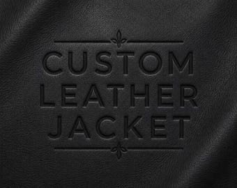 Custom Handmade Full Grain Cowhide Leather Jacket | Made to Order Any Style