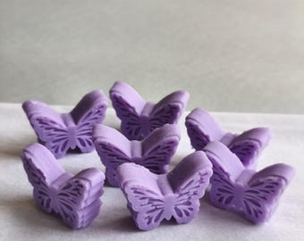 Butterfly Wax Melts Soy Wax | Lavender Scent | Handmade Aromatherapy | Pack 7 | Natural Home Fragrance Spain