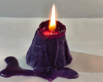 Vela Volcán Cera de Soja · Vainilla Ahumada y Leña · Artesanal · España