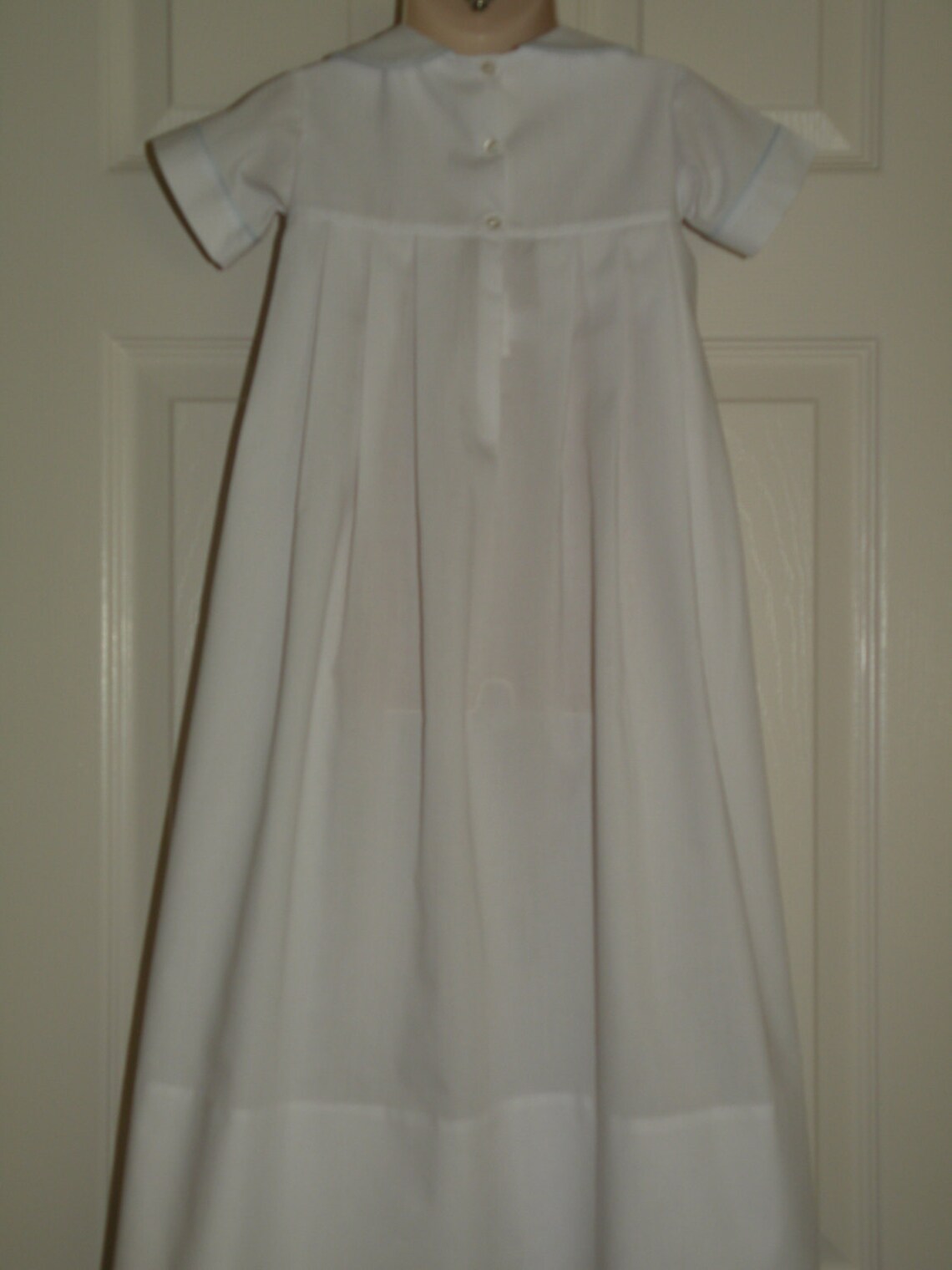 white christening gown