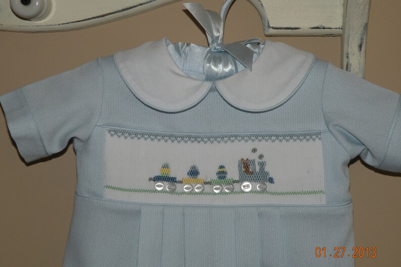 Baby Boy Hand Smocked Easter Outfit Etsy