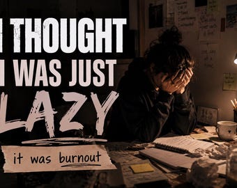 Burnout Recovery Healing Workbook and Habit Tracker (PDF Download)