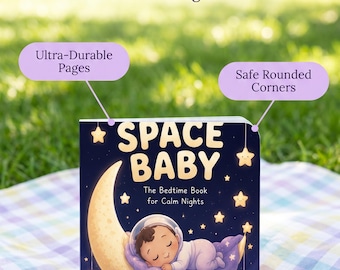 Space Baby Board Book | Bedtime Story for Toddlers, Calm Nights