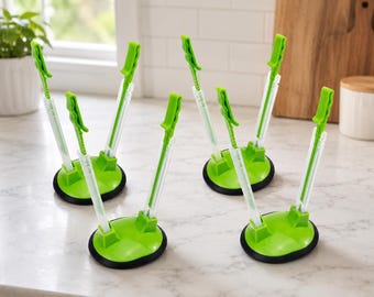 Ziplock Bag Holder Stand, Baggy Rack for Food Prep & Meal Planning, Reusable Freezer Storage Bag Holder, Kitchen Organizer