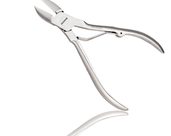 High-Carbon Stainless Steel Toenail Nipper, Heavy-Duty Ingrown Nail Clippers
